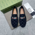 Gucci GG-Pattern Horsebit-Style Loafers — hero