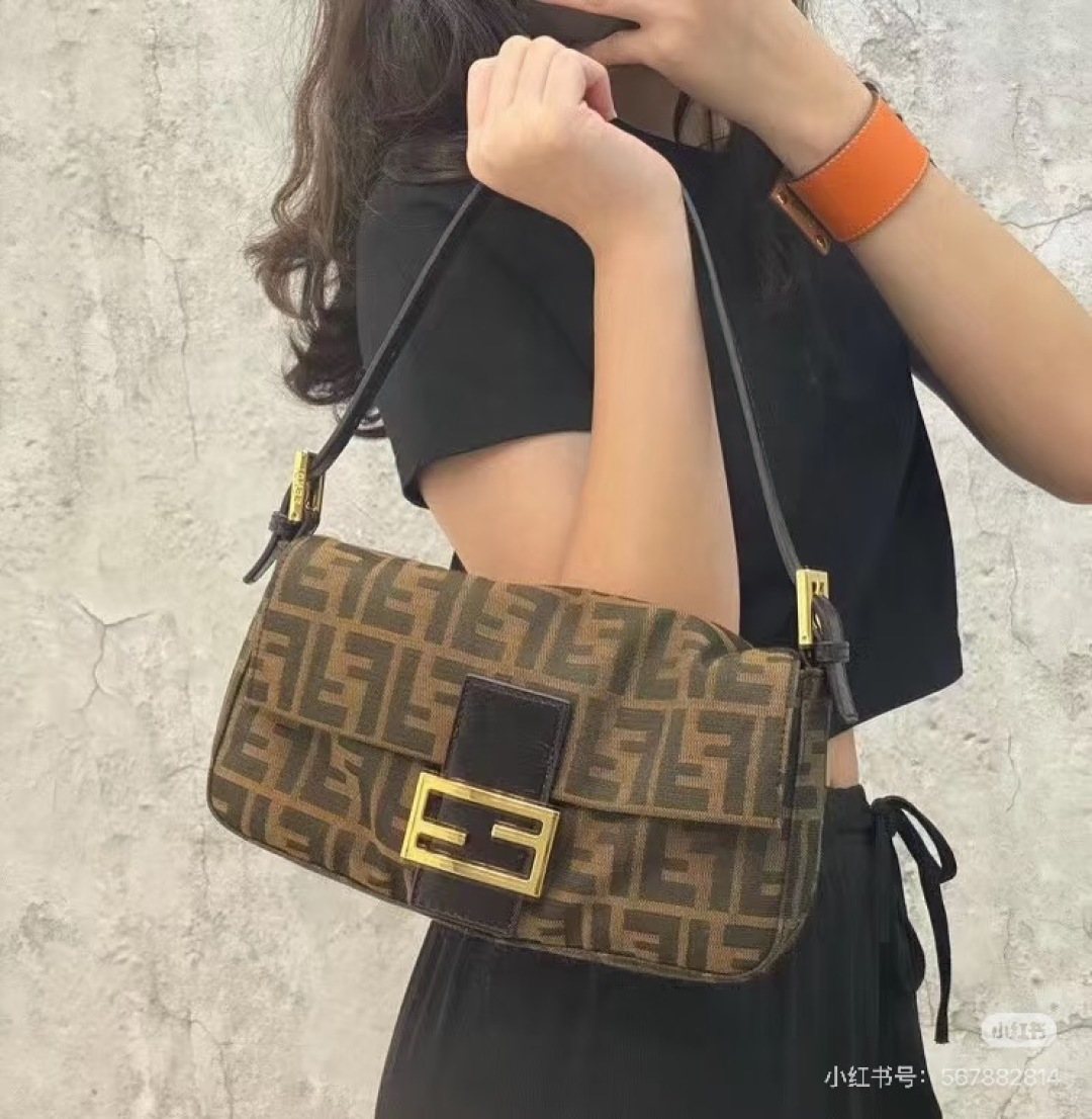 Fendi Monogram Flap Shoulder Bag — hero
