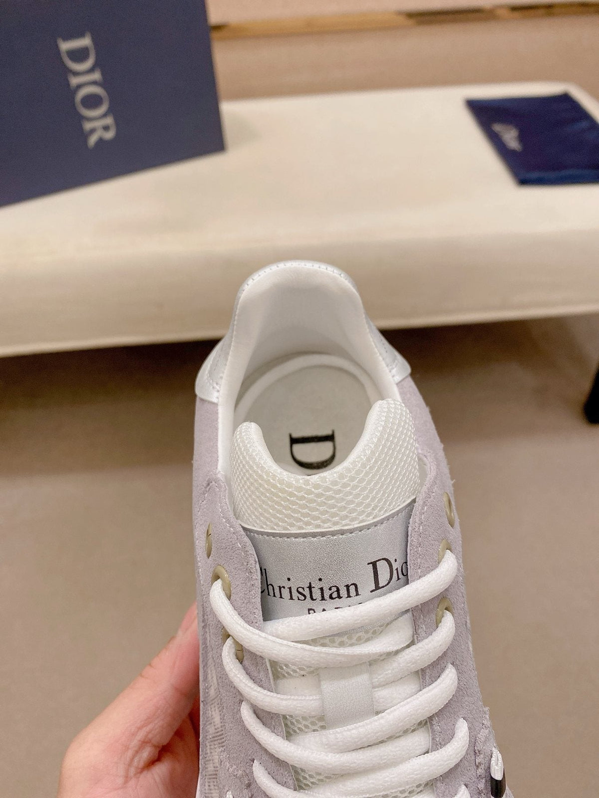Dior B30 Low-Top Sneakers — label